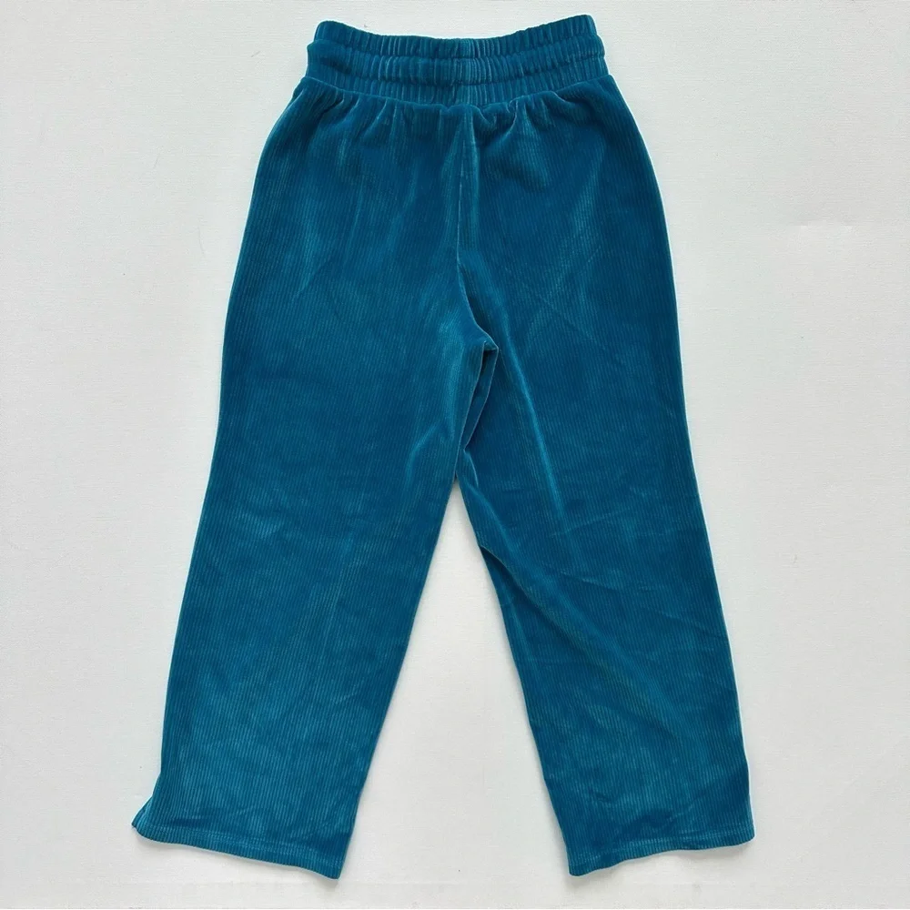 90 Degree By Reflex Turquoise Velour Set Size XS